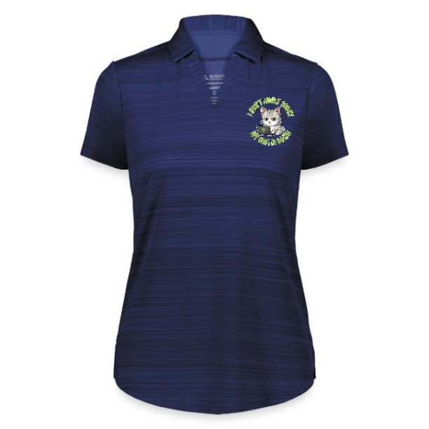 <p>Ladies Pursuit Polo with Disgruntled Tabby Cat & Wi-Fi Laptop Design</p>
<p>Ladies Pursuit Polo with Disgruntled Tabby Cat & Wi-Fi Laptop Design</p>