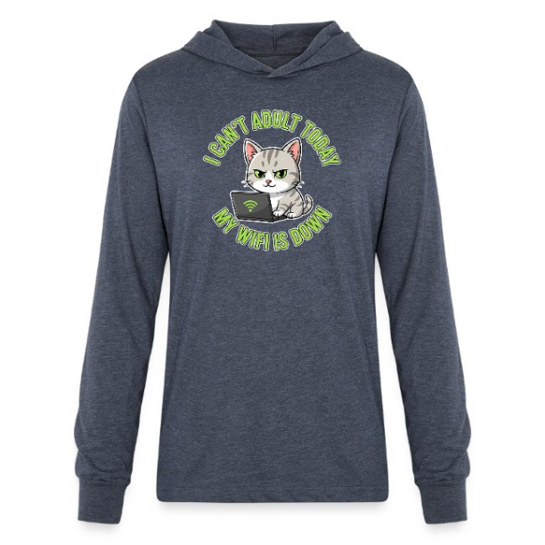<p>Disgruntled Tabby Cat & Wi-Fi Laptop Long Sleeve Shirts</p>
<p>Disgruntled Tabby Cat & Wi-Fi Laptop Long Sleeve Shirts</p>