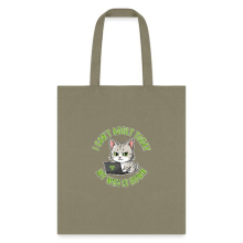 <p>Disgruntled Tabby Cat &amp; Wi-Fi Laptop Canvas Tote Bag One Size Multi-Color</p>

