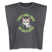 <p>Women&#039;s Tank Tops with Disgruntled Cat &amp; Wi-Fi Laptop Design Faded Colors S M L XL 2XL</p>
