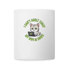 <p>Insulated Porcelain Mug with Disgruntled Tabby Cat Wi-Fi Design 11 fl oz</p>

