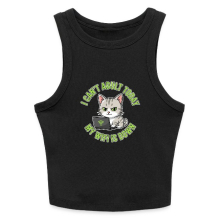 <p>Cartoon Tabby Cat Wi-Fi Escapism Humor Ladies Fitted Racerback Tank Tops</p>
