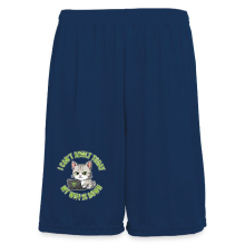 <p>Cartoon Tabby Cat WiFi Laptop Escapism Humor Polyester Shorts</p>
