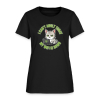 <p>Women's T-Shirts with Disgruntled Tabby Cat &amp; Wi-Fi Laptop Design</p>

