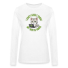 <p>Women's Escapism Humor Cat Laptop Wi-Fi Long Sleeve Shirts</p>
