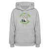 <p>Women's Disgruntled Tabby Cat &amp; Wi-Fi Laptop Escapism Humor Hoodie Sweatshirt</p>
