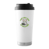 <p>Travel Mug with Disgruntled Tabby Cat &amp; Wi-Fi Laptop Design 16 oz</p>
