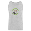 <p>Men&#039;s Tank Tops with Disgruntled Tabby Cat &amp; Wi-Fi Laptop Design</p>
