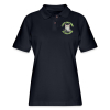 <p>Women's Polo Shirts with Disgruntled Tabby Cat &amp; Wi-Fi Laptop Design</p>
