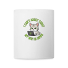 <p>Insulated Porcelain Mug with Disgruntled Tabby Cat Wi-Fi Design 11 fl oz</p>
