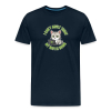 <p>Men&#039;s Escapism Humor Cartoon Tabby Cat Wi-Fi T-Shirt</p>
