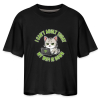 <p>Women's Boxy Tee with Disgruntled Cat &amp; Wi-Fi Laptop Design</p>
