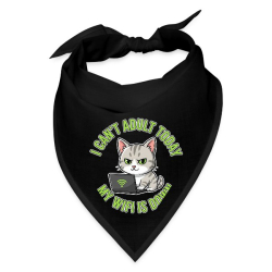 <p>Triangular Bandana with Disgruntled Tabby Cat & Wi-Fi Laptop Design White One Size</p>
<p>Triangular Bandana with Disgruntled Tabby Cat & Wi-Fi Laptop Design White One Size</p>