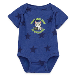 <p>Baby Bodysuit with Disgruntled Tabby Cat & Wi-Fi Laptop Design, Star Pattern</p>
<p>Baby Bodysuit with Disgruntled Tabby Cat & Wi-Fi Laptop Design, Star Pattern</p>
